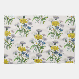 Carnaval van bloemen theedoek