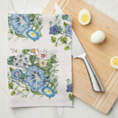 Carnaval van bloemen theedoek (Quarter Fold)