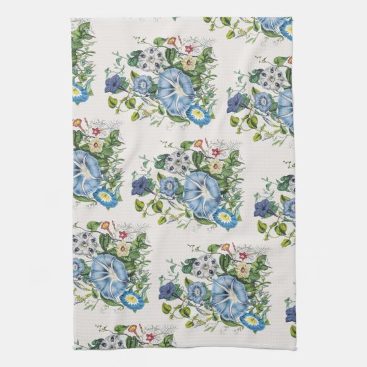 Carnaval van bloemen theedoek (Verticaal)