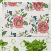 Carnaval van bloemen theedoek (Gevouwen)