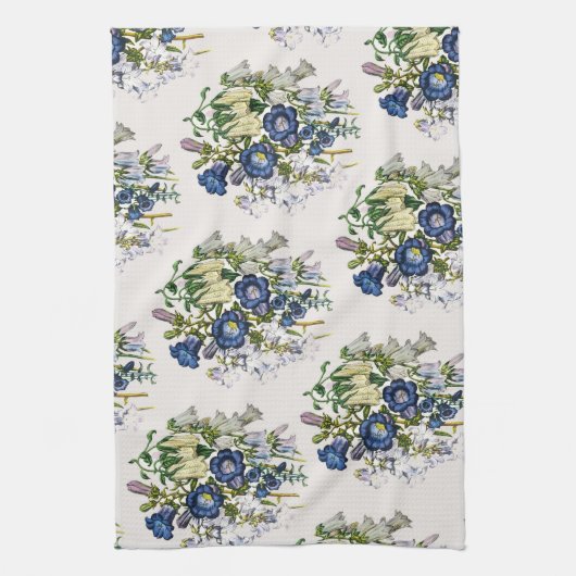 Carnaval van bloemen theedoek (Verticaal)