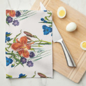 Carnaval van bloemen theedoek (Quarter Fold)