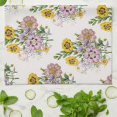 Carnaval van bloemen theedoek (Gevouwen)