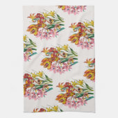 Carnaval van bloemen theedoek (Verticaal)