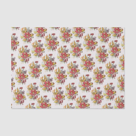 Carnaval van bloemen tissuepapier (Voorkant)