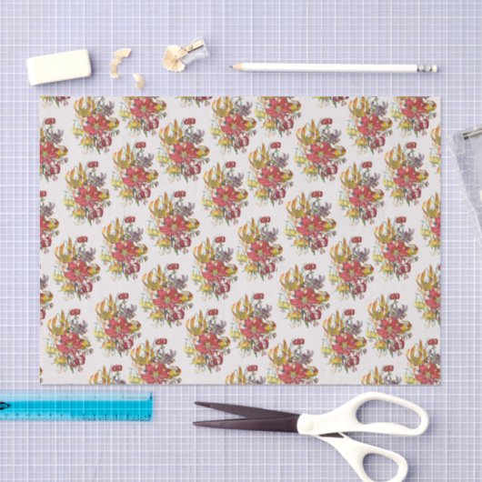 Carnaval van bloemen tissuepapier (Craft)