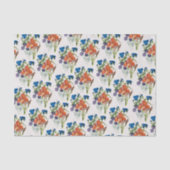 Carnaval van bloemen tissuepapier (Voorkant)