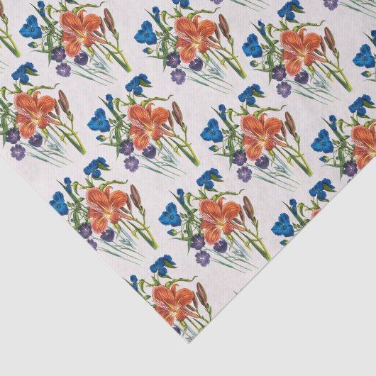 Carnaval van bloemen tissuepapier (Detail)