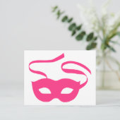 Carnaval van het bioscoopmasker briefkaart (Staand voorkant)