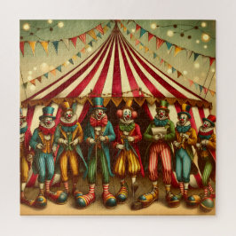 Carnaval van het Enigmatic Ensemble van Funny Clow Legpuzzel