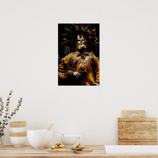 Carnaval van het Poster van Venetië (Keuken)