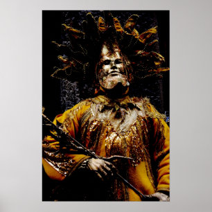 Carnaval van het Poster van Venetië