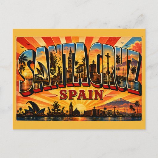 Carnaval van Santa Cruz de Tenerife, Spanje Briefkaart (Voorkant)