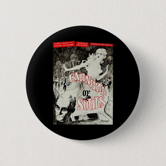 Carnaval van Souls Halloween Monster Poster Horror Ronde Button 5,7 Cm (Voorkant)