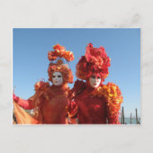 Carnaval van Venetië Briefkaart (Voorkant)
