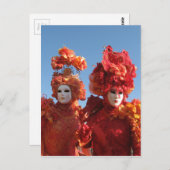 Carnaval van Venetië Briefkaart (Voorkant / Achterkant)