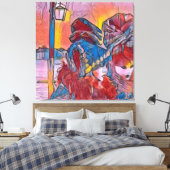 Carnaval van Venetië Canvas Afdruk (Insitu (Slaapkamer))