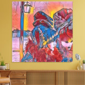 Carnaval van Venetië Canvas Afdruk (Insitu (Woonkamer))