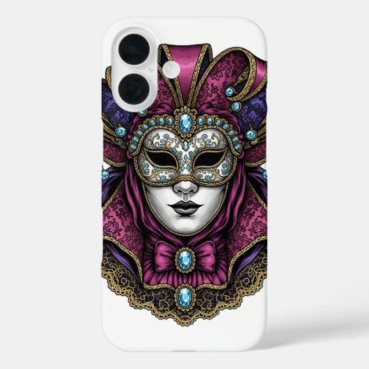 Carnaval van Venetië Case-Mate iPhone Case (Achterkant)