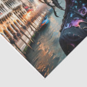 Carnaval van Venetië - Decoupage - Tissuepapier (Detail)