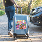 CARNAVAL VAN VENETIË Mardi Gras Maskerade Maskers Sticker (Koffer Insitu)