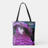 Carnaval van Venetië Tote Bag (Achterkant)