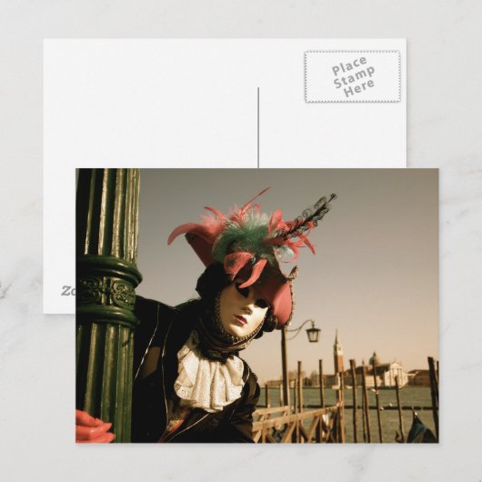 Carnaval van Venetië X Briefkaart (Voorkant / Achterkant)