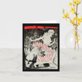 Carnaval van zielen Halloween Monster Poster Horro Kaart (Gele Bloem)