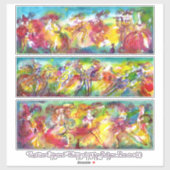 CARNAVAL VENETIË Mardi Gras Masquerade Dansmuziek Sticker (Vel)