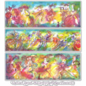 CARNAVAL VENETIË Mardi Gras Masquerade Dansmuziek Sticker (Voorkant)