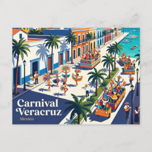 Carnaval Veracruz Mexico Briefkaart
