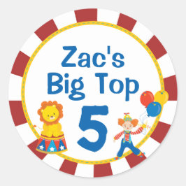 Carnaval Verjaardag Stickers Circus Party Stickers