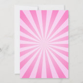 Carnaval Verjaardag Uitnodiging Circus meisje Verj (Achterkant)