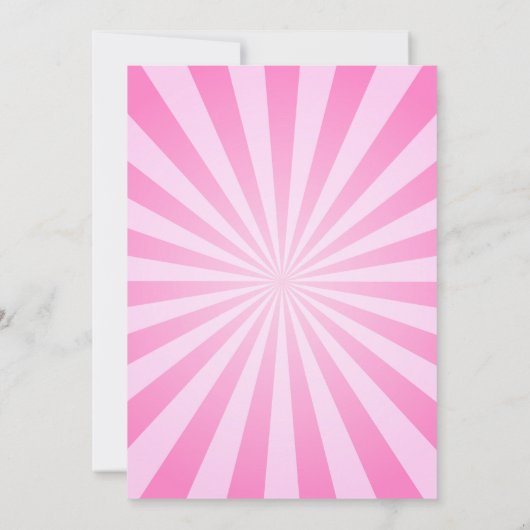 Carnaval Verjaardag Uitnodiging Circus meisje Verj (Achterkant)