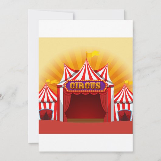 Carnaval Verjaardagsfeest Bedankt Card (Achterkant)