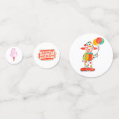 Carnaval verjaardagsfeest confetti (Achterkanten)