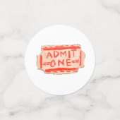 Carnaval verjaardagsfeest confetti (Kleine voorkant)