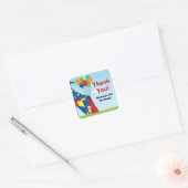 Carnaval Verjaardagsfeestje Favor sticker (Envelop)