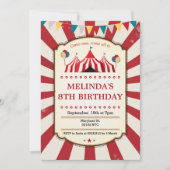  carnaval verjaardagsfeestuitnodigingen kaart (Voorkant)