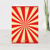 Carnaval verjaardagsuitnodiging, Jongens Circus Ve (Achterkant)