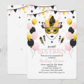 Carnaval viering uitnodiging (Voorkant / Achterkant)
