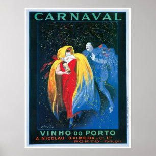 Carnaval Vinho do Porto  Wine and Art Poster
