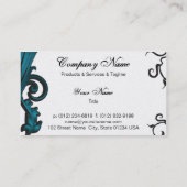 Carnaval. Visitekaartje (Achterkant)