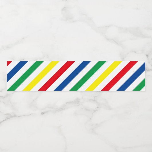 Carnaval Waterfles Etiket (Enkel label)