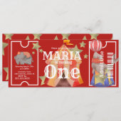 Carnaval Waterverf Circus Verjaardagskaartje Feest Kaart (Voorkant / Achterkant)