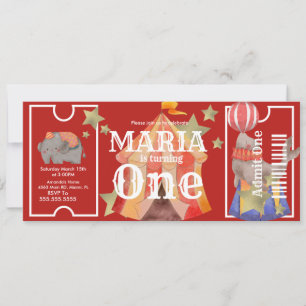 Carnaval Waterverf Circus Verjaardagskaartje Feest Kaart