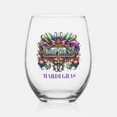Carnaval Wijnglas Zonder Voet (Voorkant)
