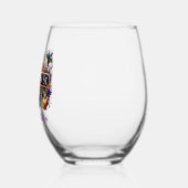 Carnaval Wijnglas Zonder Voet (Links)