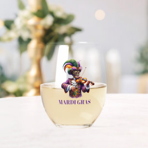 Carnaval Wijnglas Zonder Voet