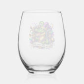 Carnaval Wijnglas Zonder Voet (Achterkant)
